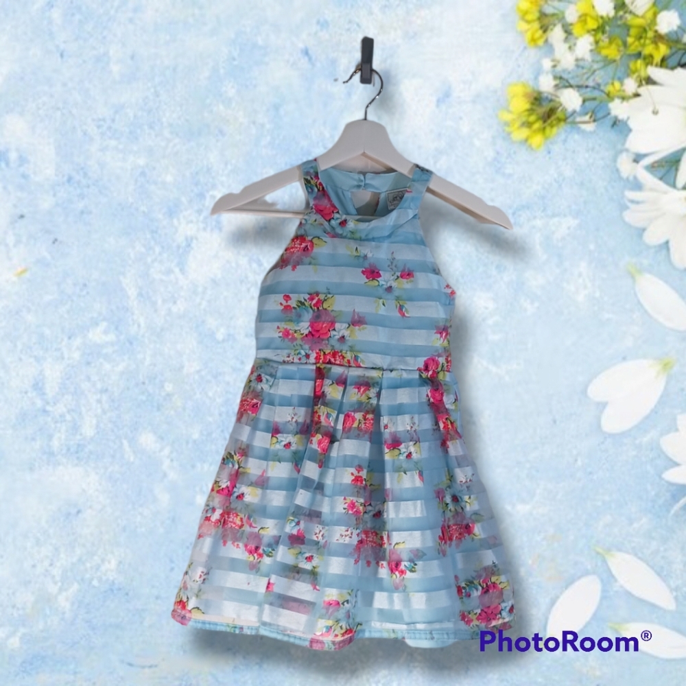 Knitworks blue flower dress